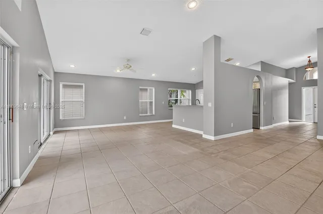 a view of an empty room