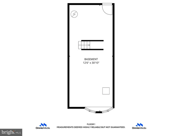 a picture of a bench in front of a door