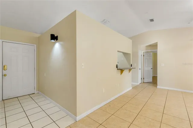 a view of an empty room