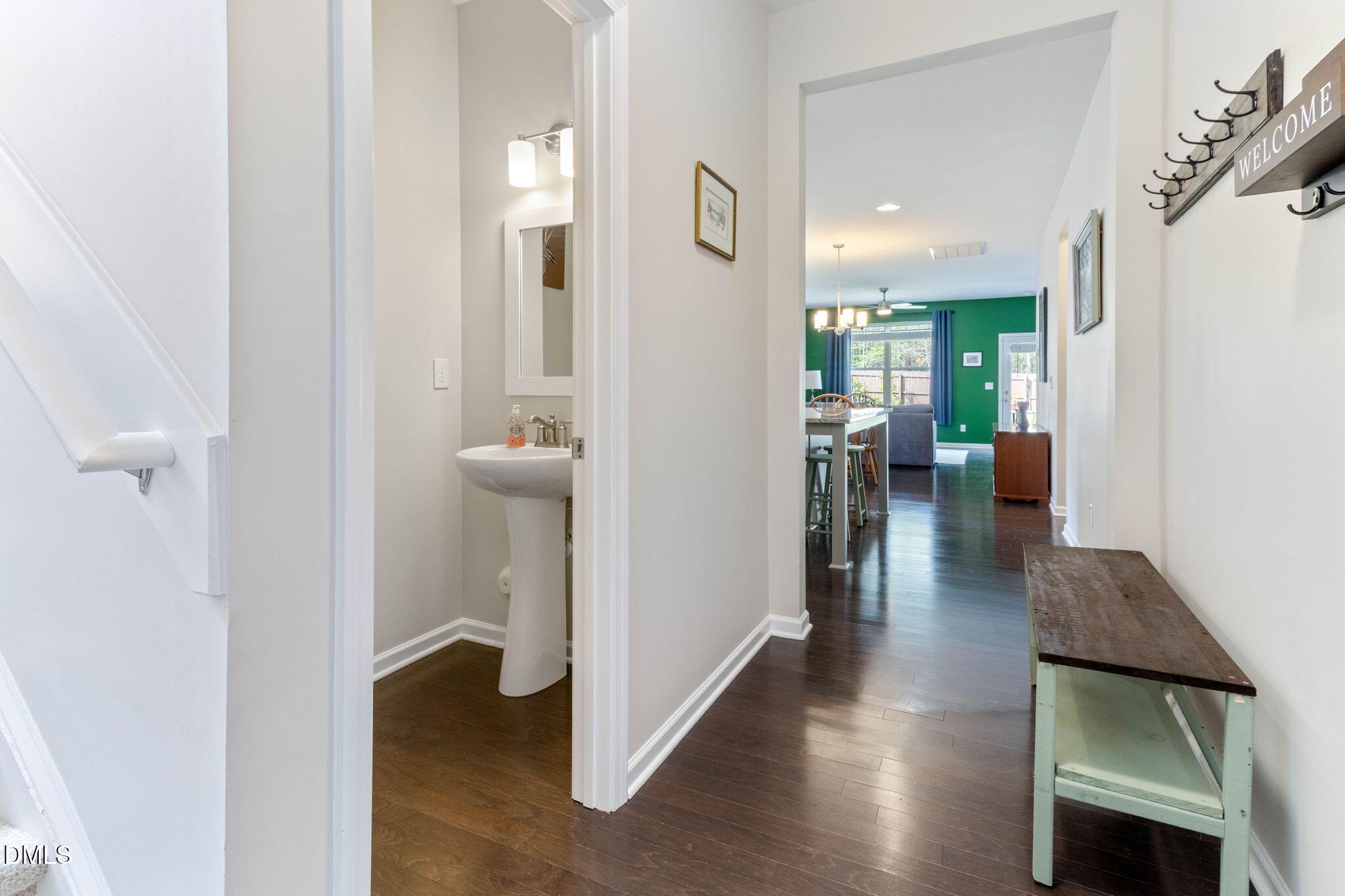 429 Mockingbird Lane Mebane, NC 27302 - Photo 26 of 44 a view of a hallway view with living room