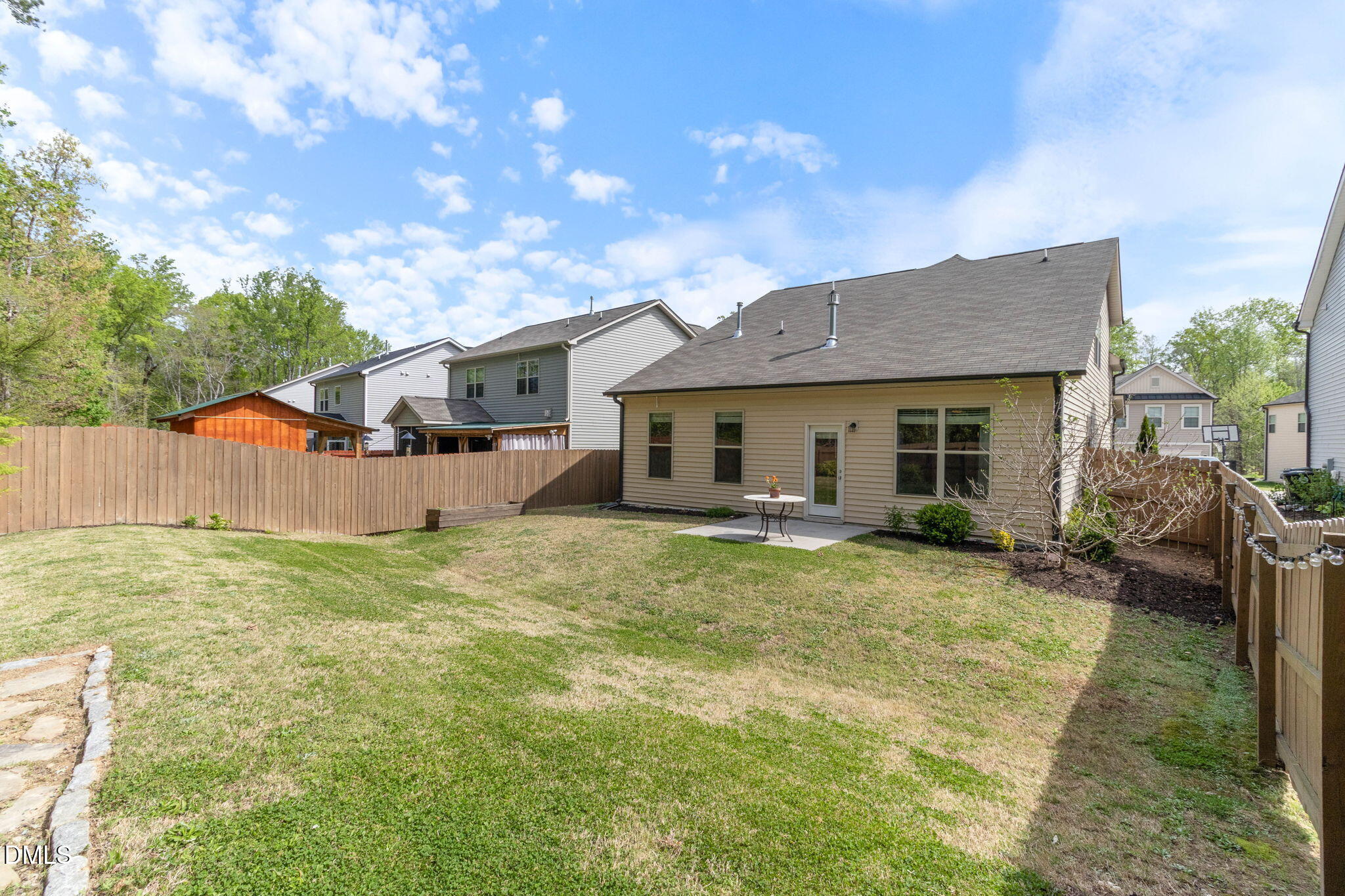 429 Mockingbird Lane Mebane, NC 27302 - Photo 40 of 44 a view of a house with backyard and garden
