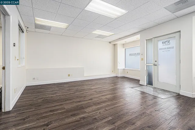 wooden floor in an empty room