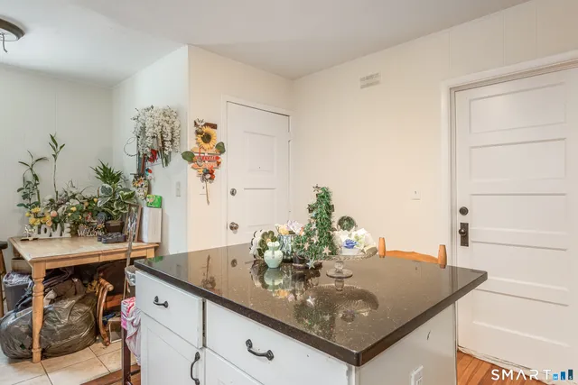 a view of a dining table furniture