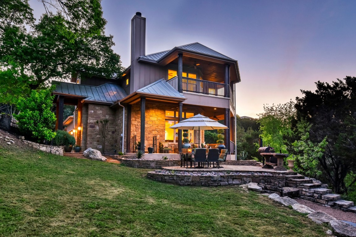a view of a building with a swimming pool