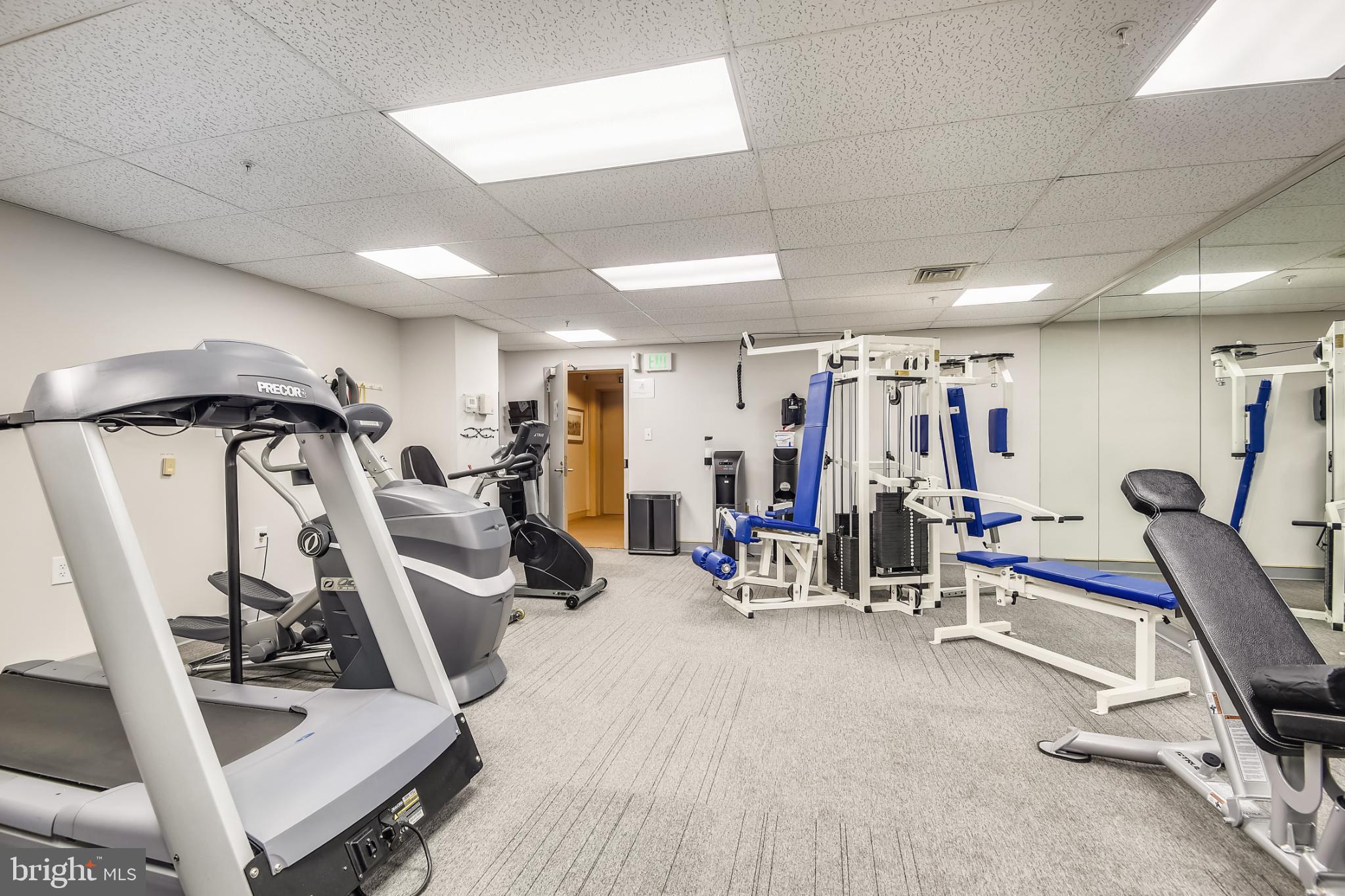 3801 Canterbury Road, Unit 404 Baltimore, MD 21218 - Photo 25 of 37 a view of a room with gym equipment