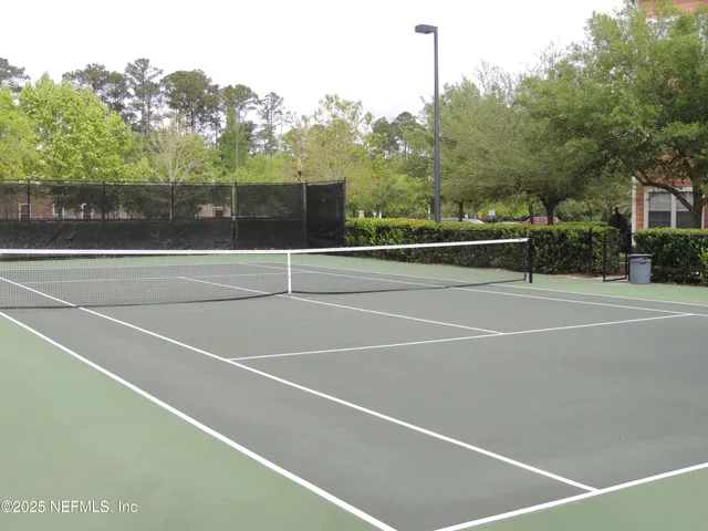 a view of a tennis court