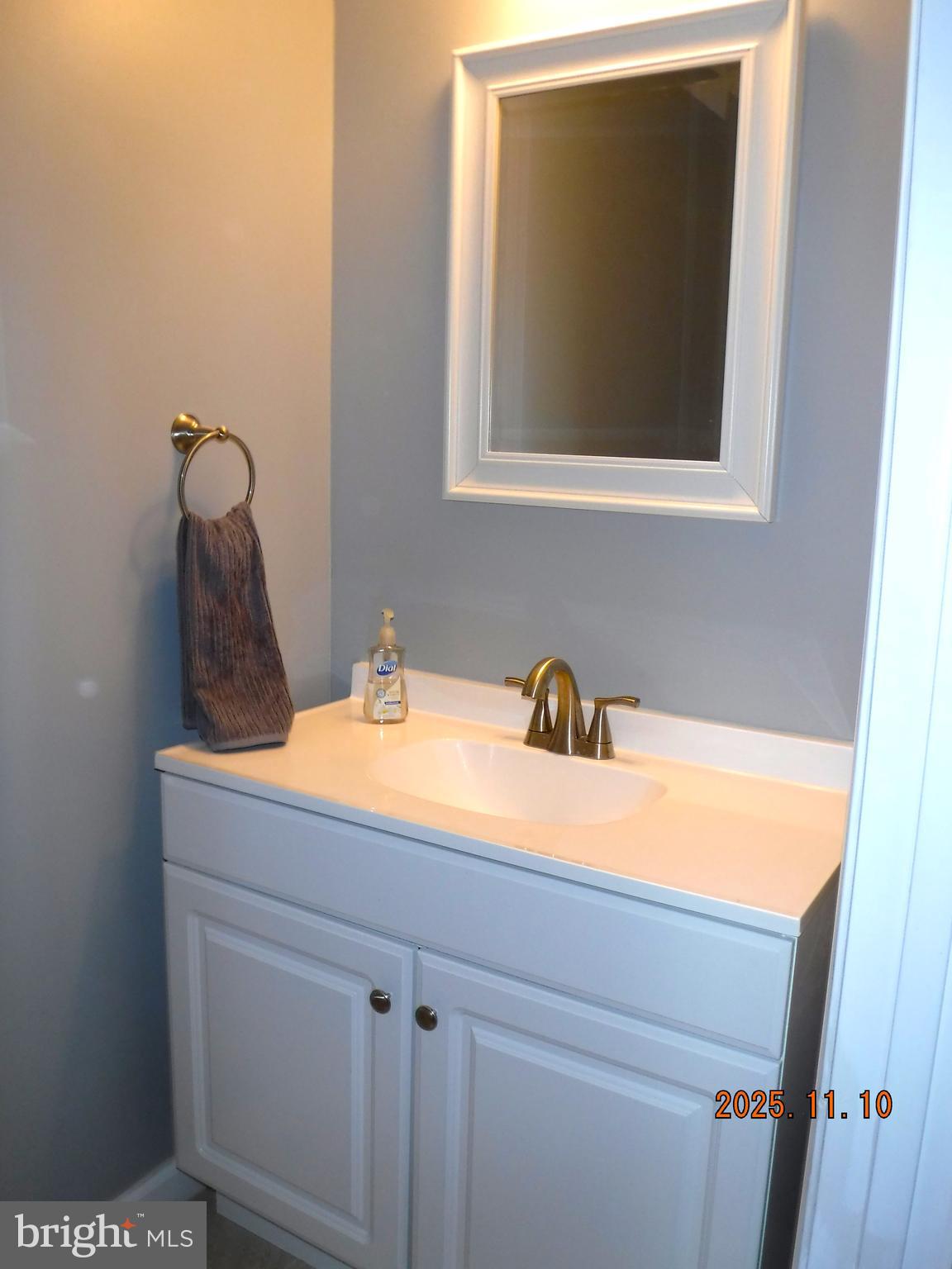 8918 Whitetail Court Perry Hall, MD 21128 - Photo 52 of 64 a bathroom with a sink and a mirror