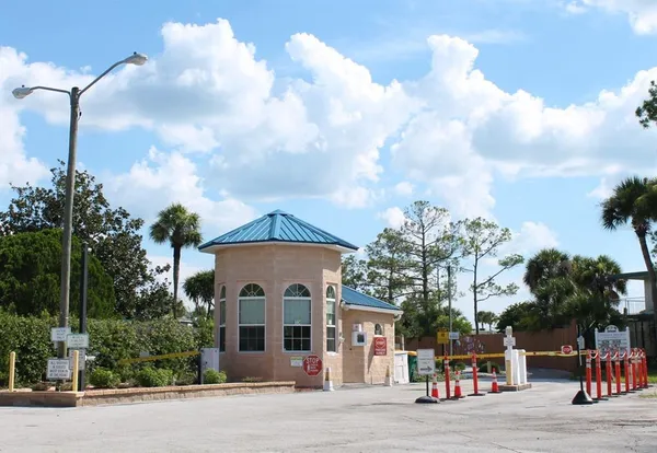 a close up of a sign board