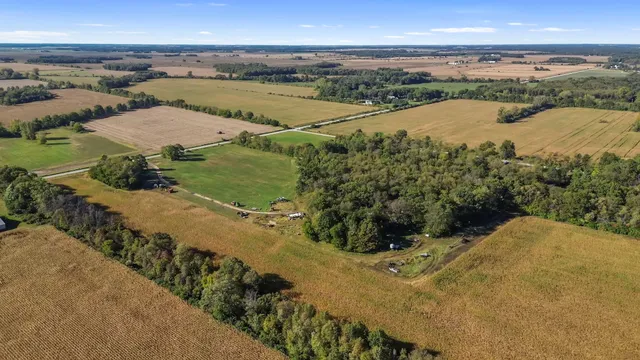 a view of a lake with a mountain in the background