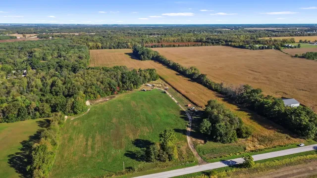 a view of a city and lake view