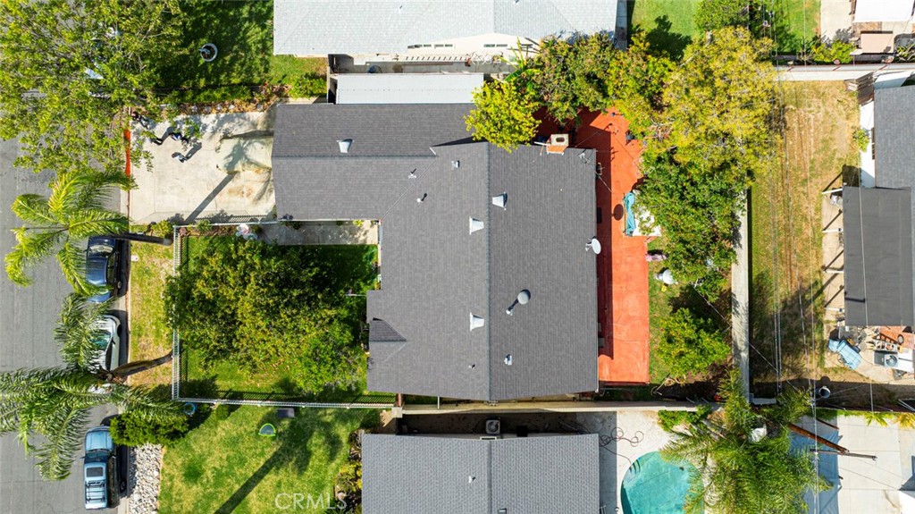 1029 East Galatea Street Azusa, CA 91702 - Photo 31 of 36 an aerial view of a house with a yard and garden