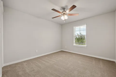 an empty room with window