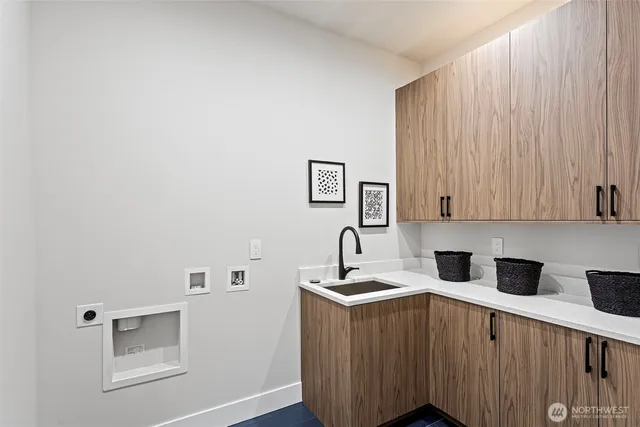 a bed room with a bed and a chair