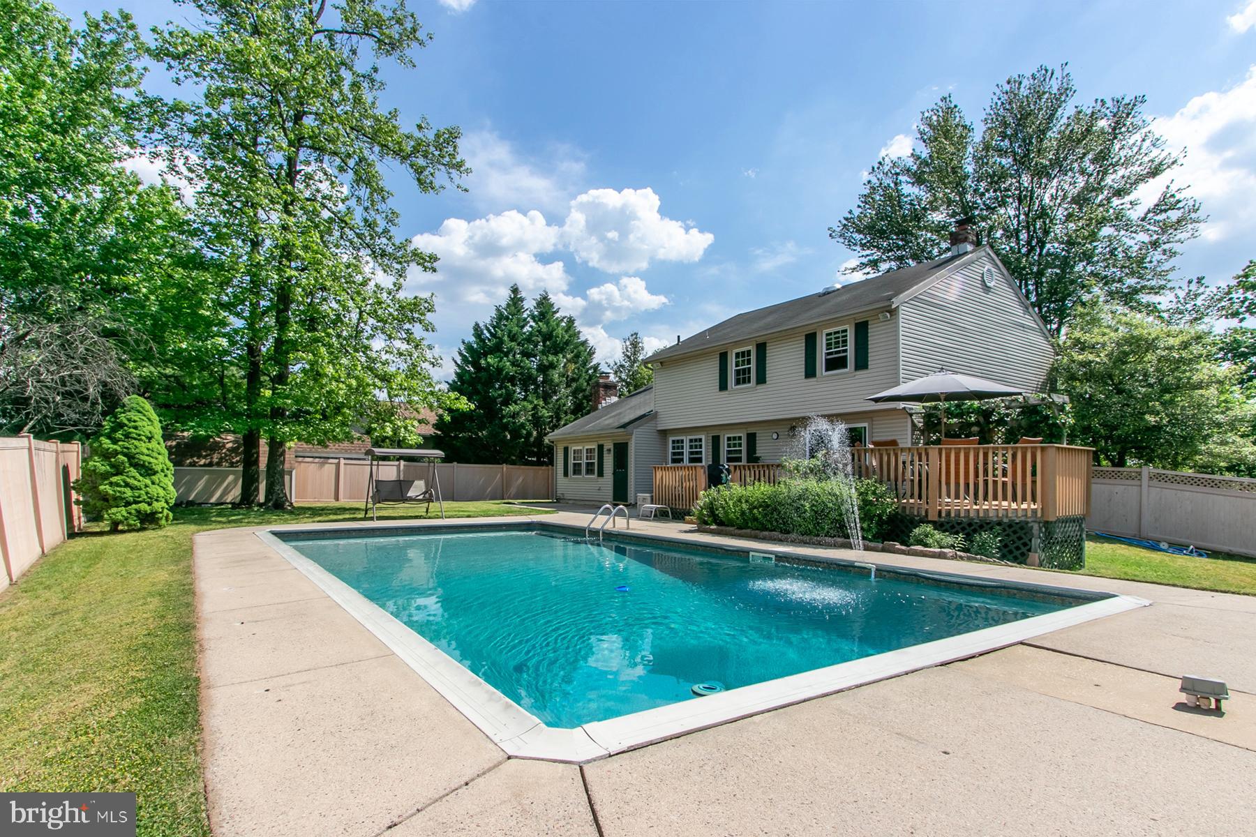 2510 Lenola Road Cinnaminson, NJ 08077 - Photo 11 of 40 Pool is 9' deep with steps included.