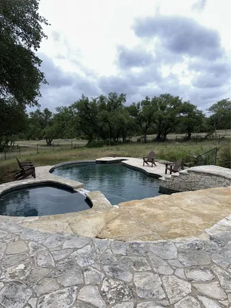 a view of a lake with outdoor space