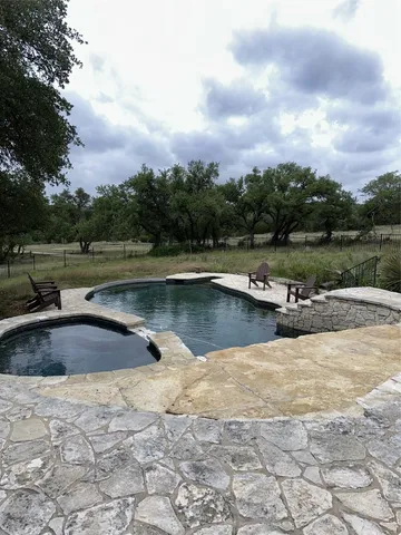 a view of a lake with outdoor space