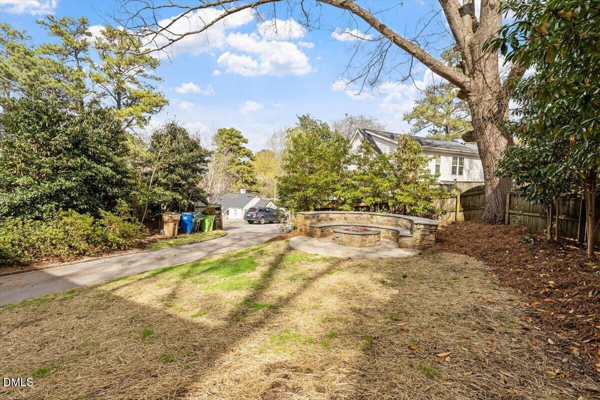 2718 Peachtree Street Raleigh, NC 27608 - Photo 34 of 38 a view of back yard of the house