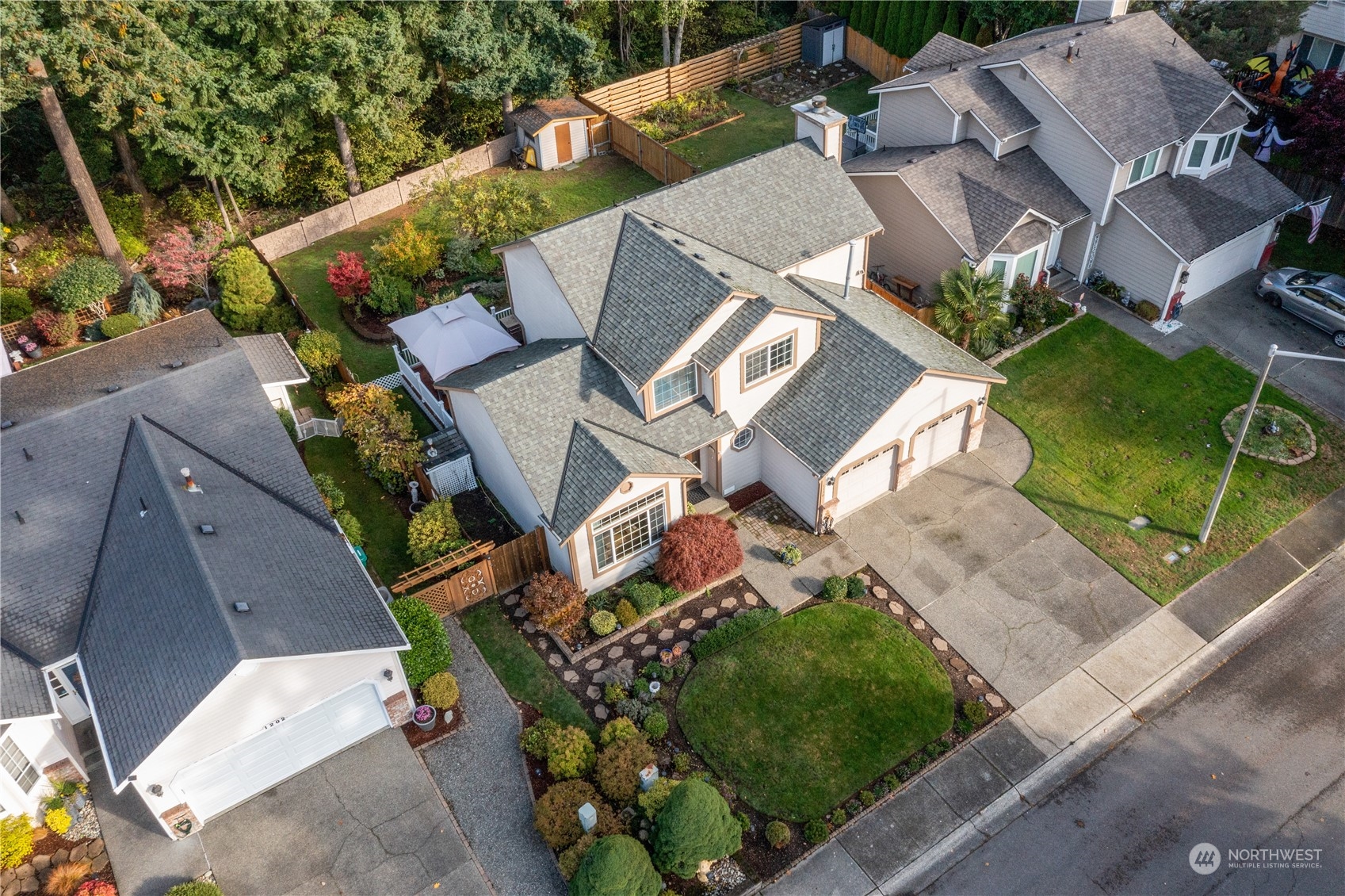 1130 Southwest 354th Street Federal Way, WA 98023 - Photo 3 of 25 an aerial view of a house with a garden