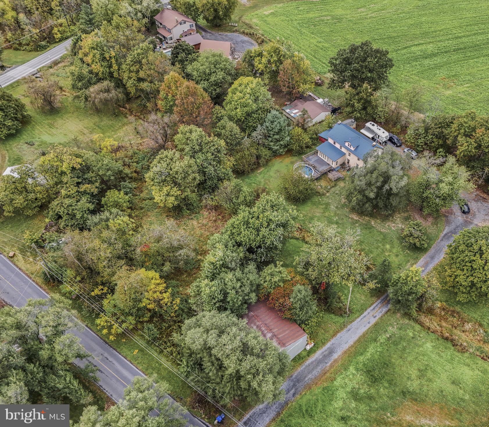2065 Goldenville Road Gettysburg, PA 17325 - Photo 44 of 51 an aerial view of residential house with outdoor space and trees all around
