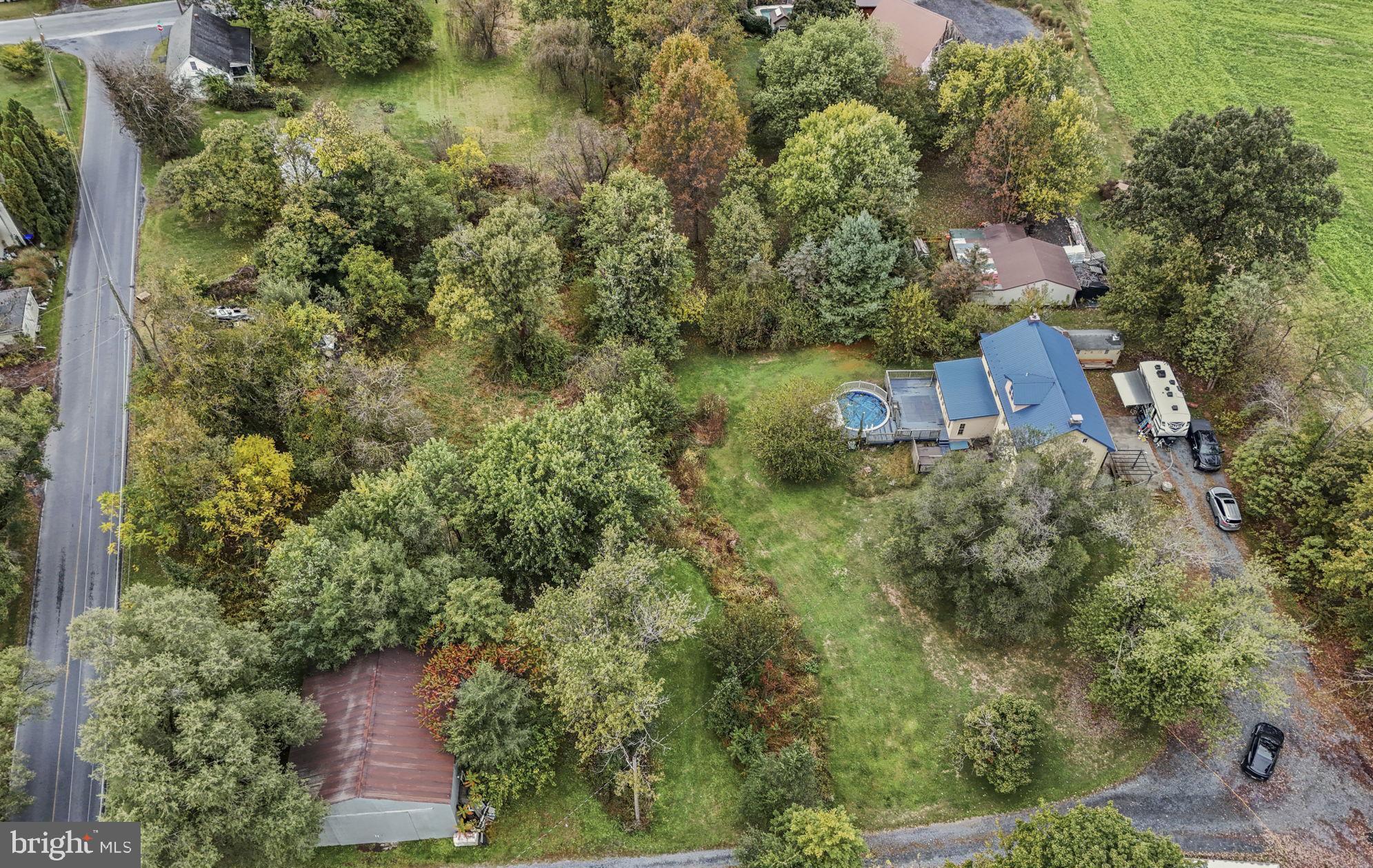 2065 Goldenville Road Gettysburg, PA 17325 - Photo 46 of 51 an aerial view of residential house with outdoor space and trees all around