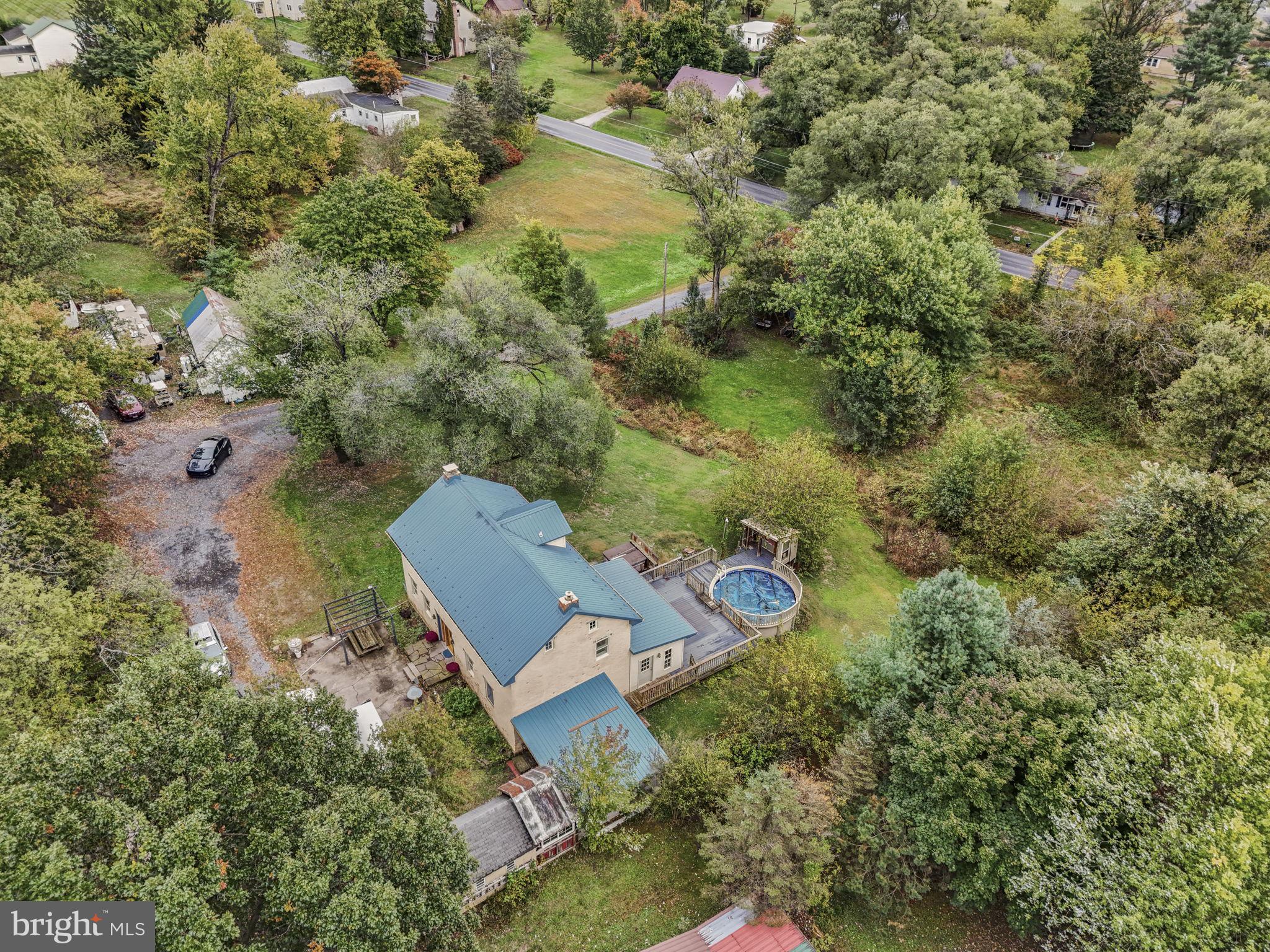 2065 Goldenville Road Gettysburg, PA 17325 - Photo 50 of 51 an aerial view of a house with a yard