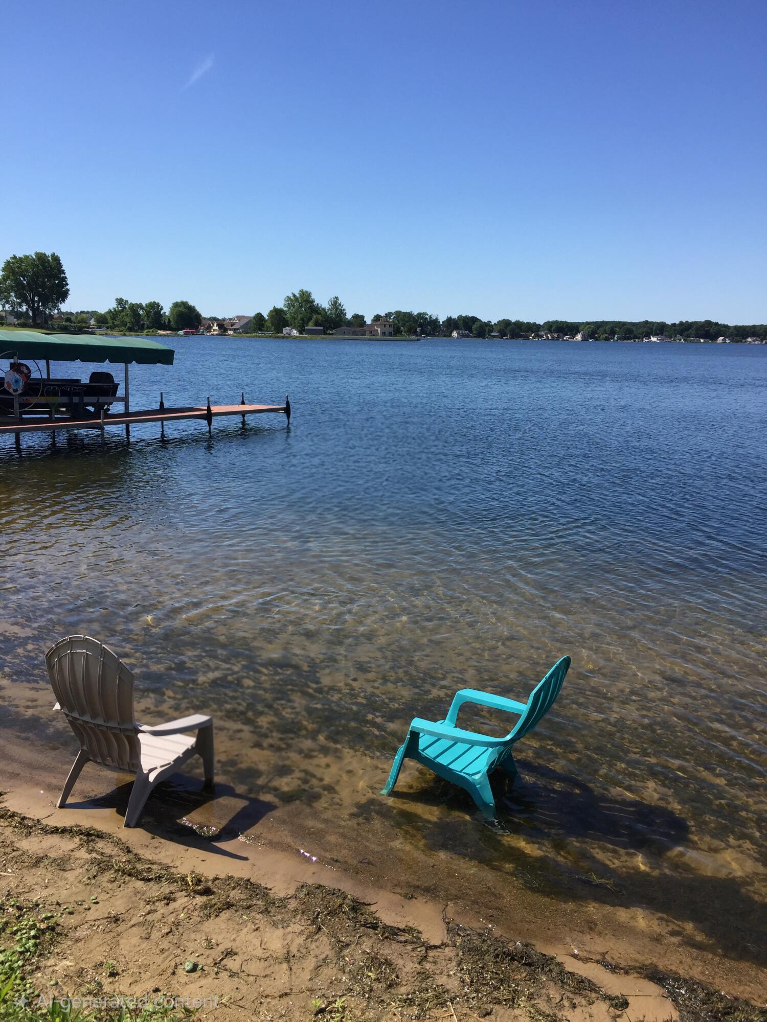 238 West Johnson Road La Porte, IN 46350 - Photo 28 of 35 a view of a lake with outdoor space