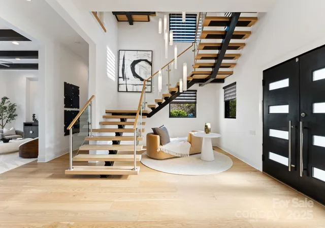 a view of entryway and hall