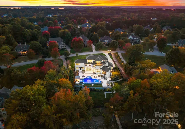 a view of city and mountain