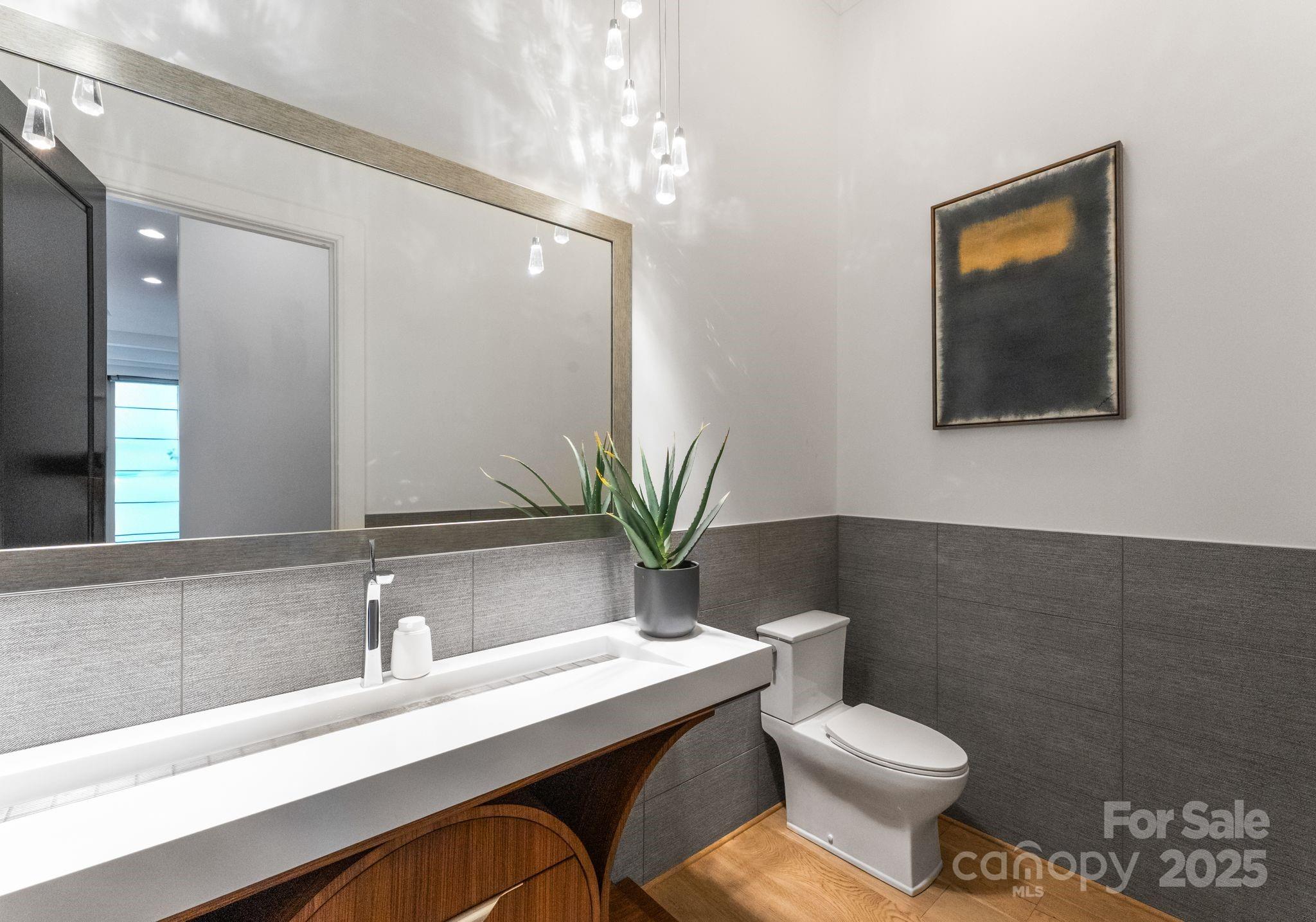 134 Cape Cod Way Mooresville, NC 28117 - Photo 43 of 46 a bathroom with a toilet a sink and mirror