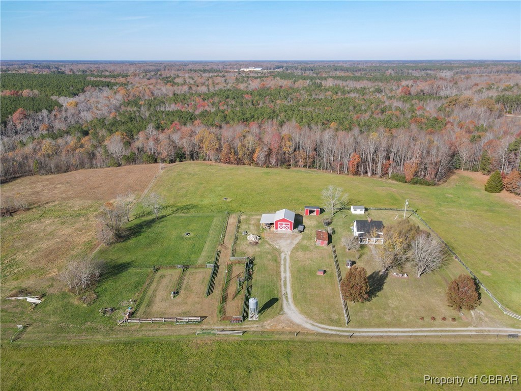1282 Water View Road Water View, VA 23180 - Photo 37 of 49 Birds eye view of property with a rural view
