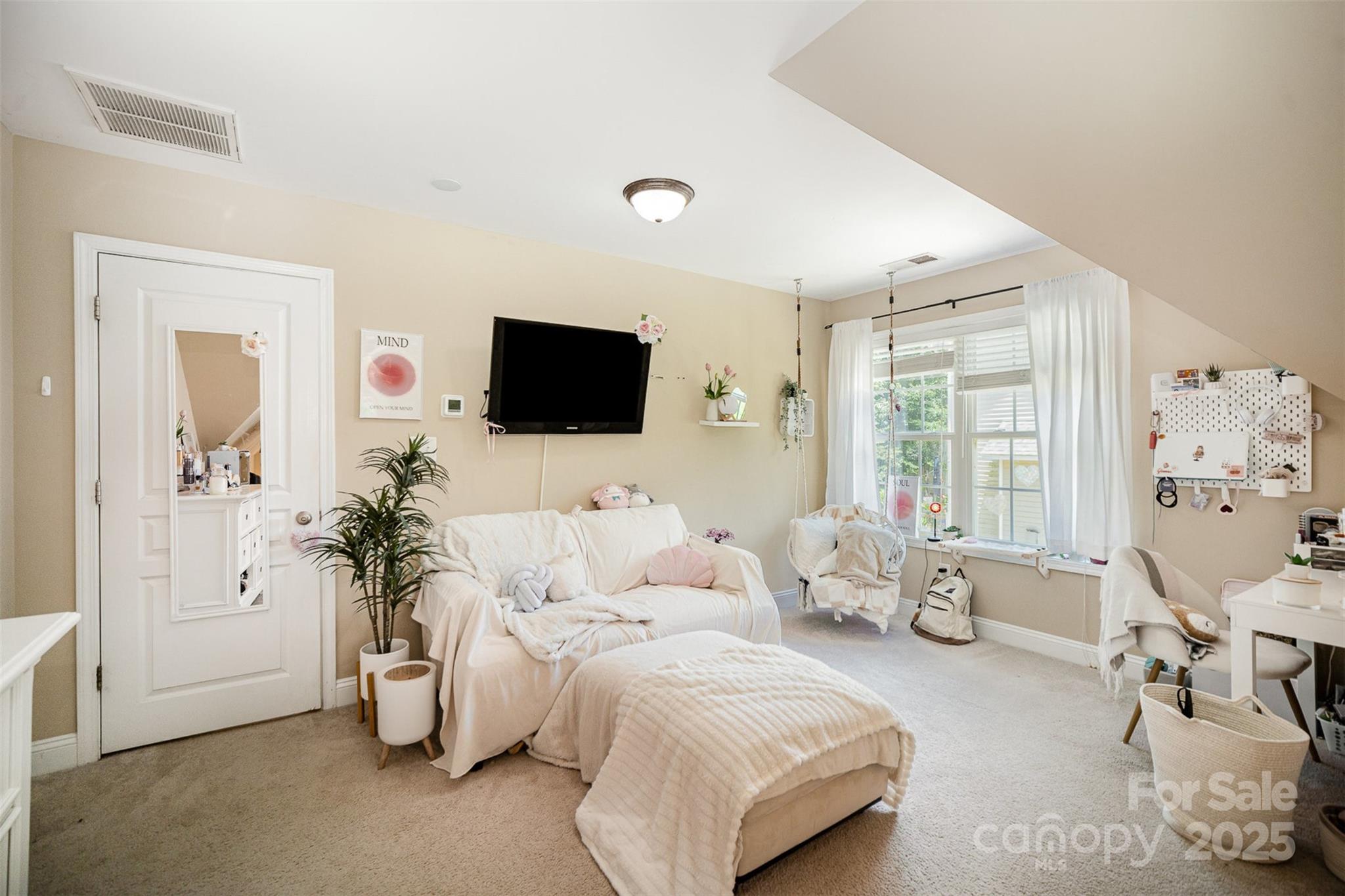 1846 Sam Smith Road Fort Mill, SC 29708 - Photo 21 of 33 a bedroom with furniture and a flat screen tv