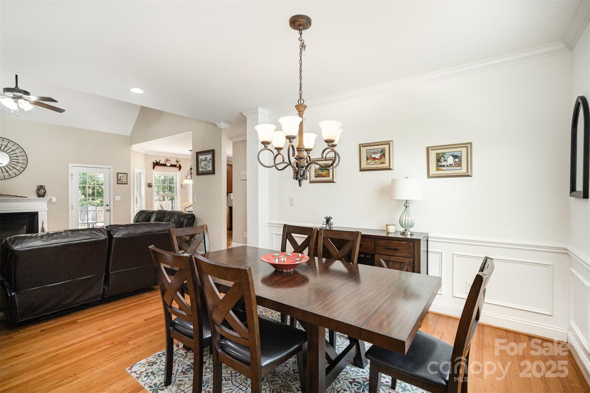 1846 Sam Smith Road Fort Mill, SC 29708 - Photo 4 of 33 a view of a dining room with furniture window and wooden floor