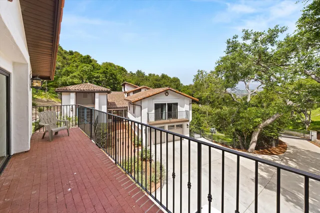 a view of a house with a deck