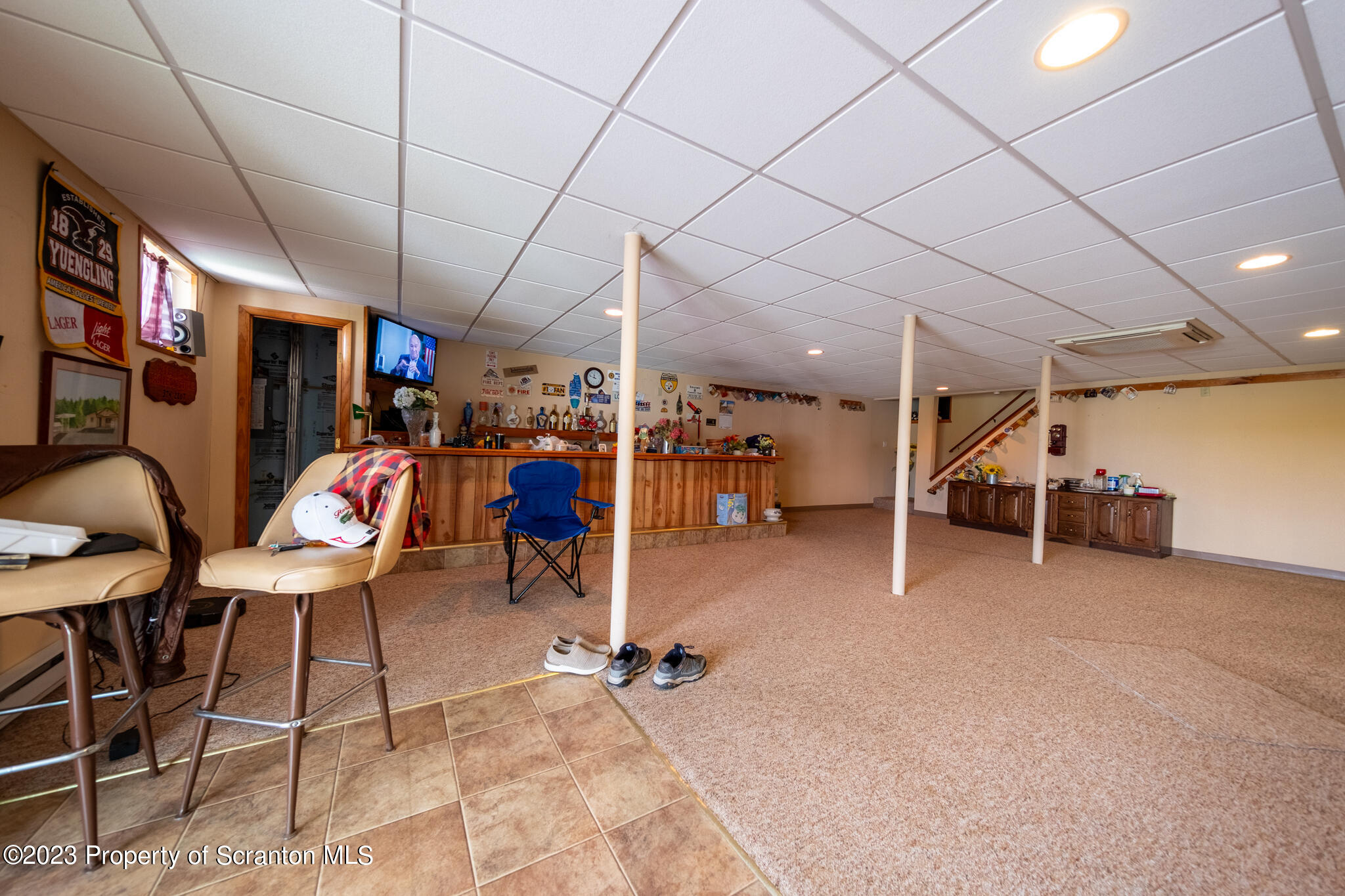 1213 Post Hill Road Falls, PA 18615 - Photo 19 of 21 a view of a room with gym equipment