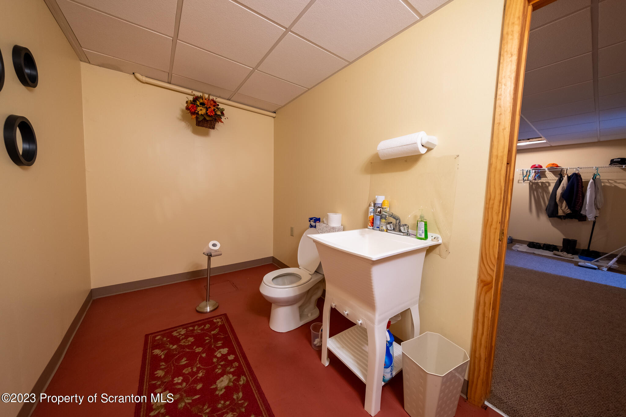 1213 Post Hill Road Falls, PA 18615 - Photo 20 of 21 a bathroom with a sink and a toilet