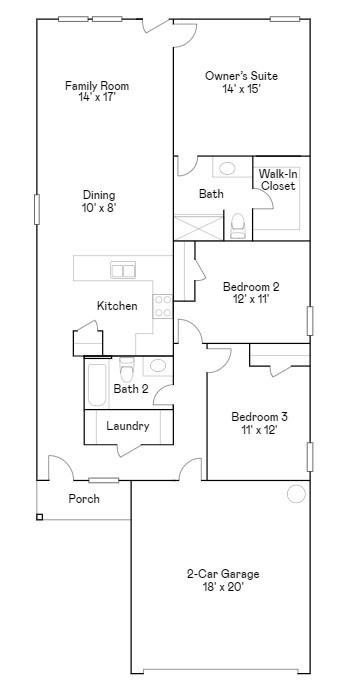 26819 Feather Reed Drive Katy, TX 77493 - Photo 31 of 31 Floorplan Kitson 1451