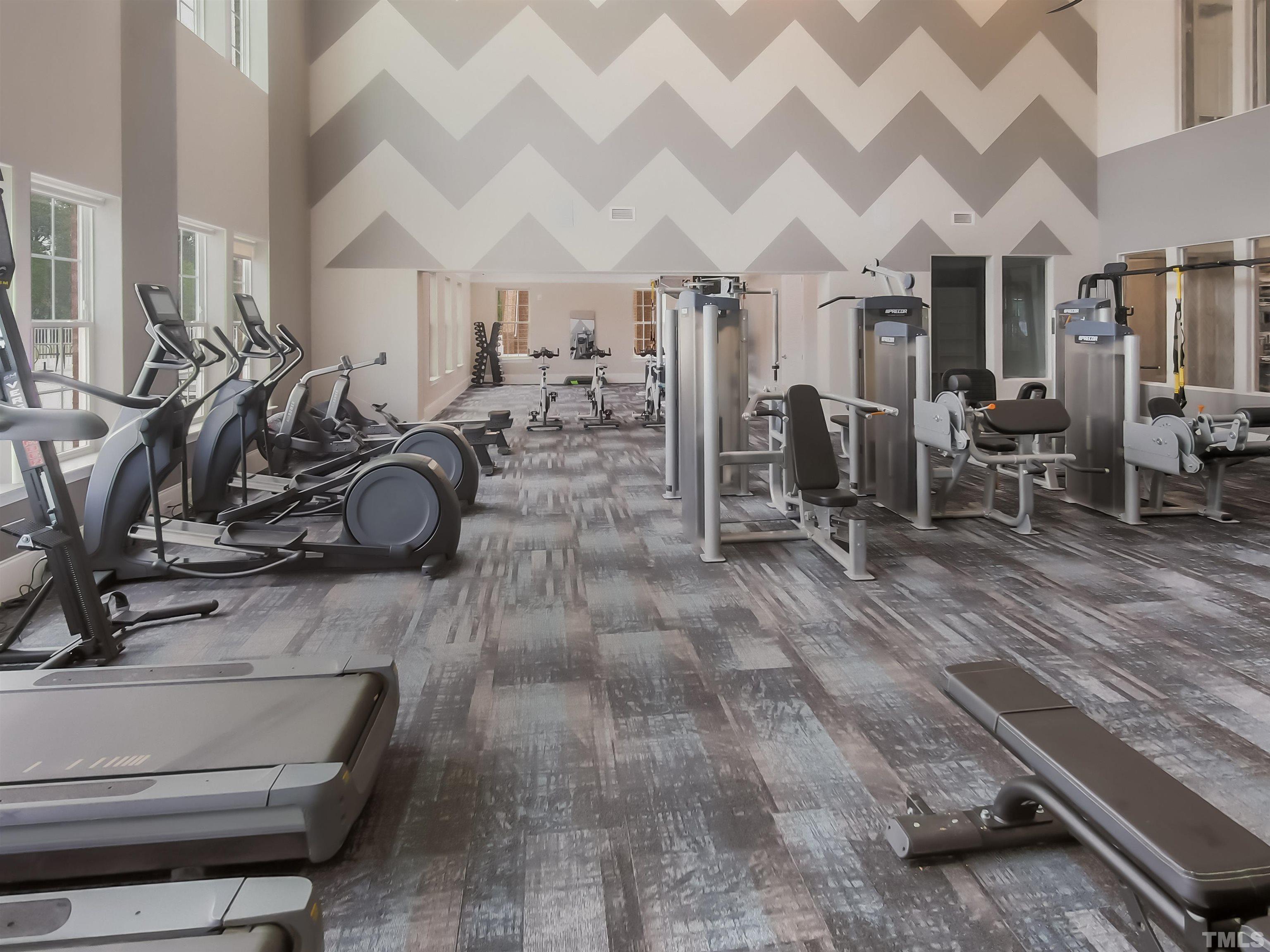 5060 Tura Street Raleigh, NC 27610 - Photo 48 of 50 a view of a room with gym equipment