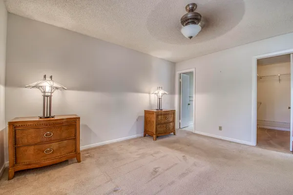 a view of a livingroom with a furniture