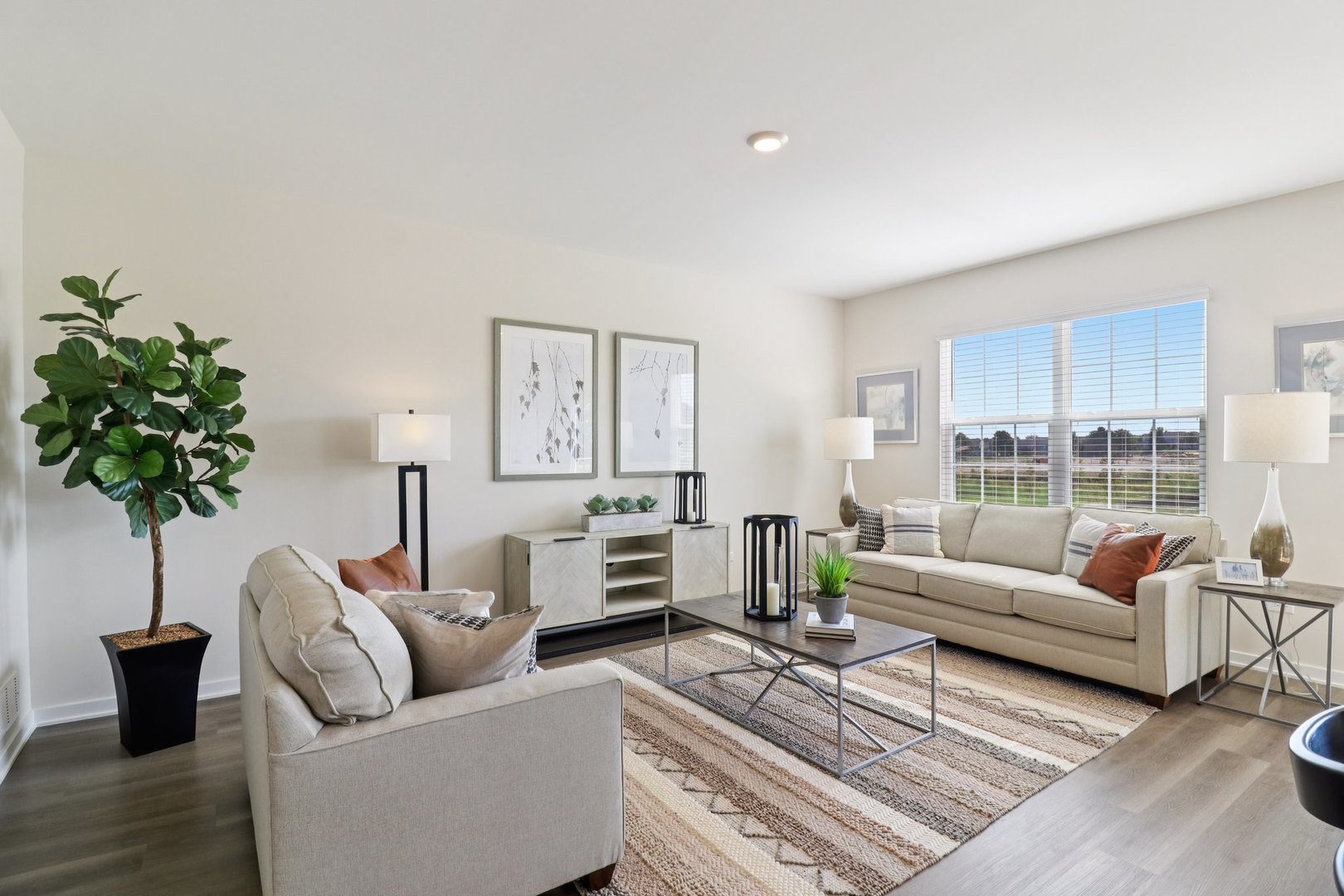1745 Baler Avenue Aurora, IL 60503 - Photo 6 of 31 a living room with furniture and a large window