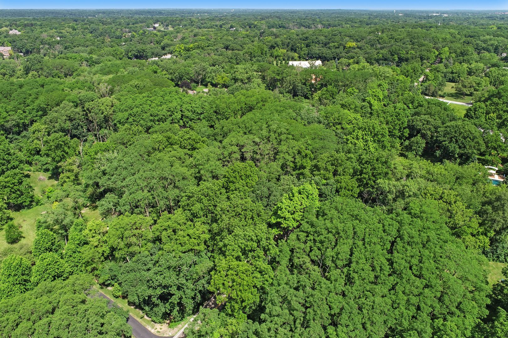 54 Brinker Road Barrington, IL 60010 - Photo 3 of 7 an aerial view of residential houses with outdoor space and trees