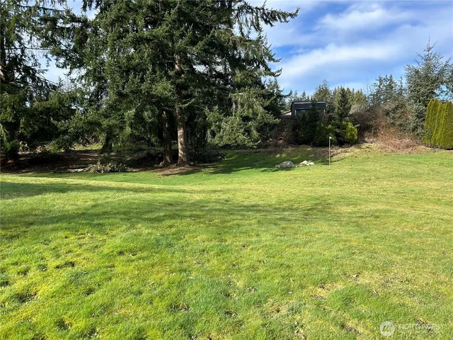 a view of outdoor space and yard