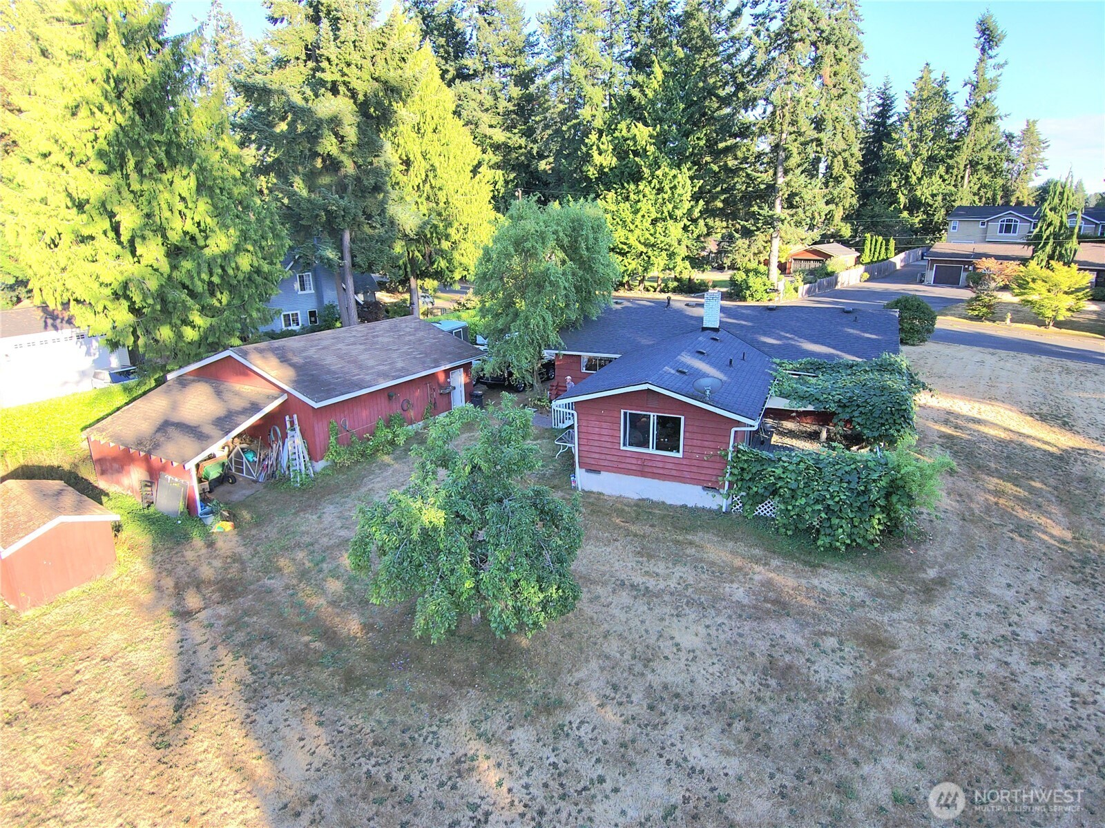 7707 203rd Street Southwest Edmonds, WA 98026 - Photo 15 of 20 an aerial view of a house with a yard
