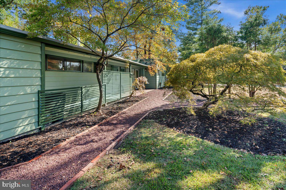 75 Clover Lane Princeton, NJ 08540 - Photo 30 of 37 a backyard of a house with lots of green space