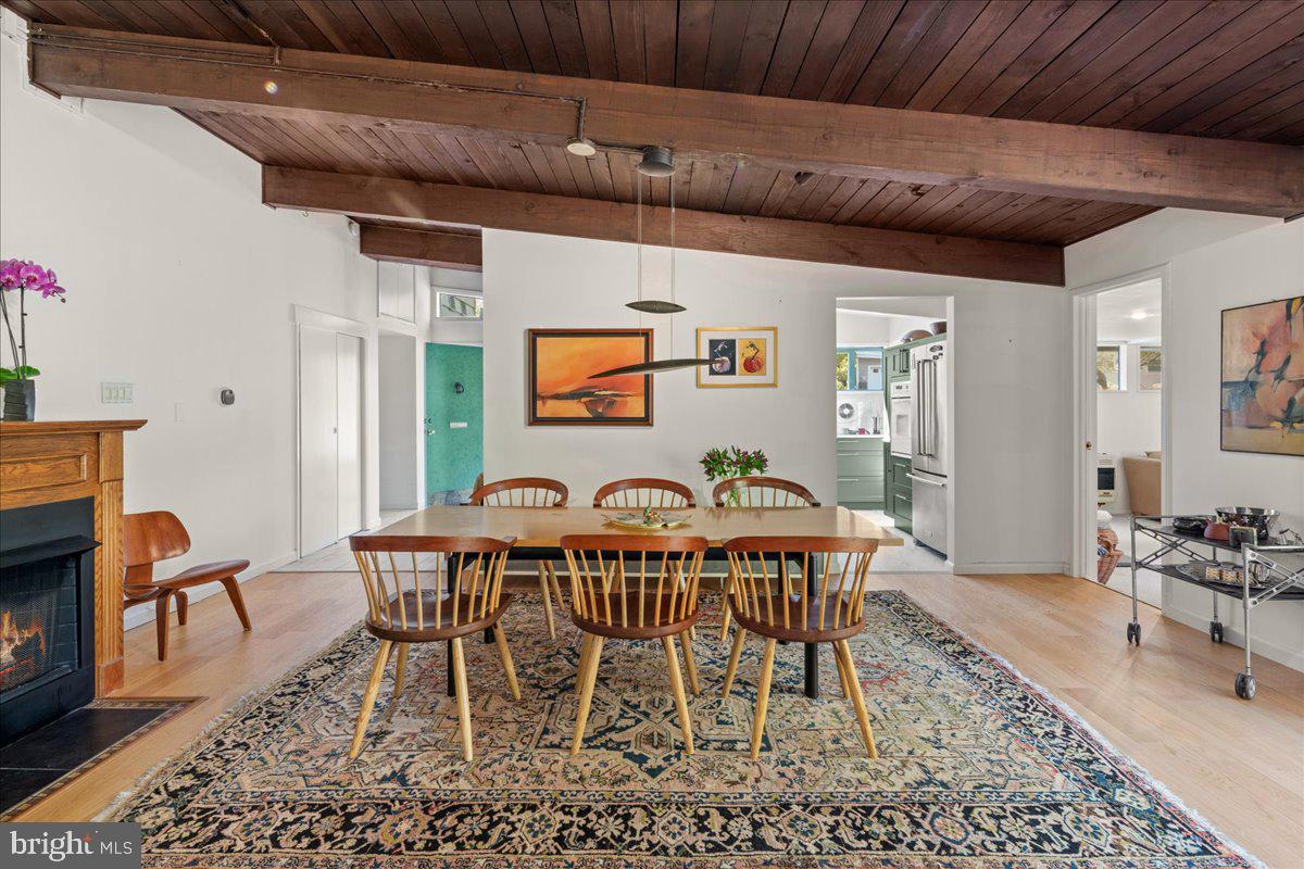 75 Clover Lane Princeton, NJ 08540 - Photo 7 of 37 a dining room with furniture and wooden floor