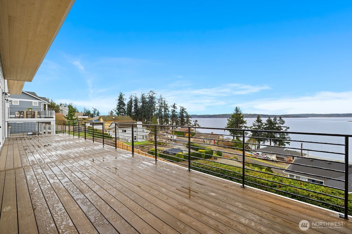 2216 Cleven Park Road Camano Island, WA 98282 - Photo 38 of 38 a view of a balcony with wooden floor