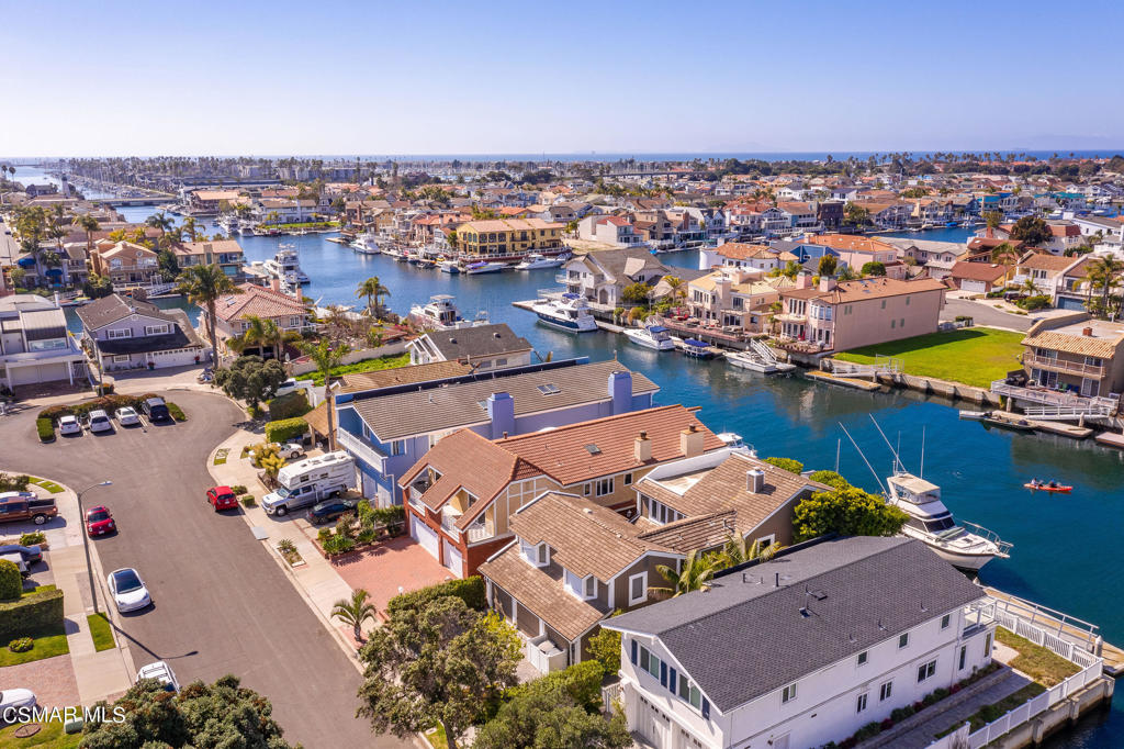 2025 Napoli Drive Oxnard, CA 93035 - Photo 41 of 47 an aerial view of a city with lots of residential buildings