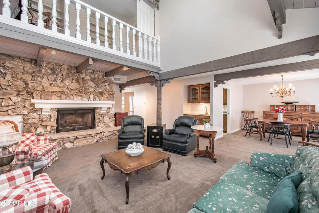 2025 Napoli Drive Oxnard, CA 93035 - Photo 8 of 47 a living room with furniture and a fireplace