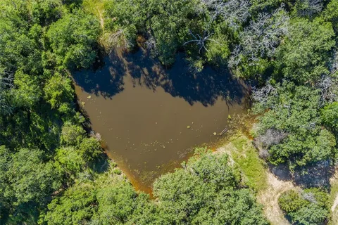 a view of a lake with a house