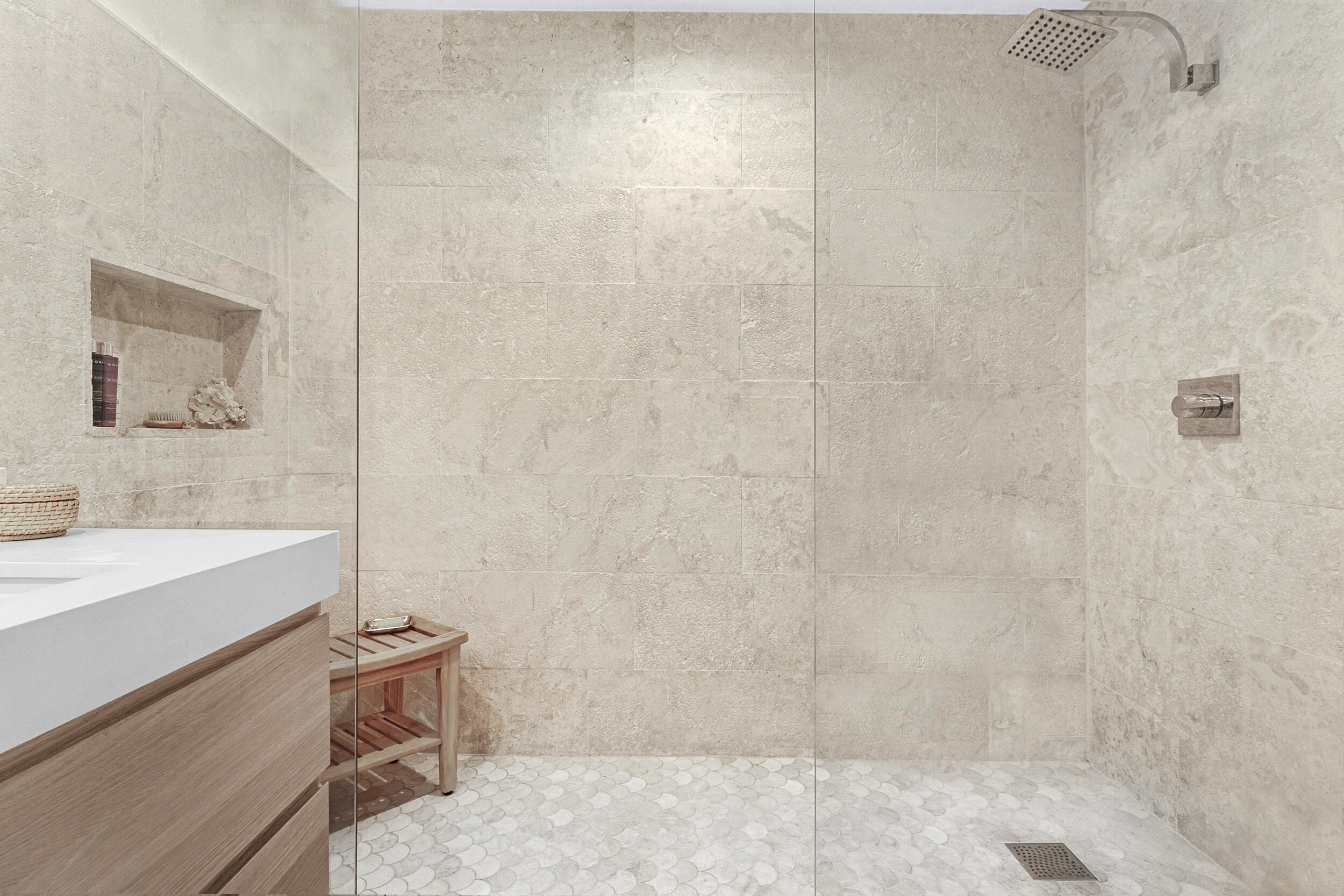 2136 Northeast 44th Street, Unit 4 Lighthouse Point, FL 33064 - Photo 34 of 51 a bathroom with a sink toilet and vanity