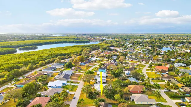 a view of an ocean and beach